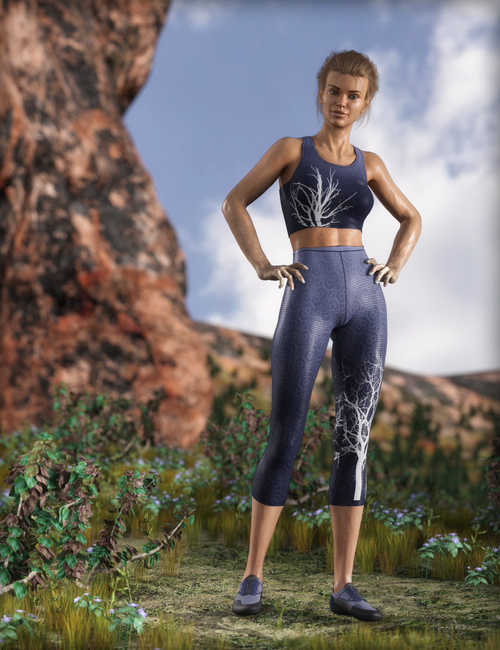 Climbing and Athletic Outfit - MikeDedes Visual Arts