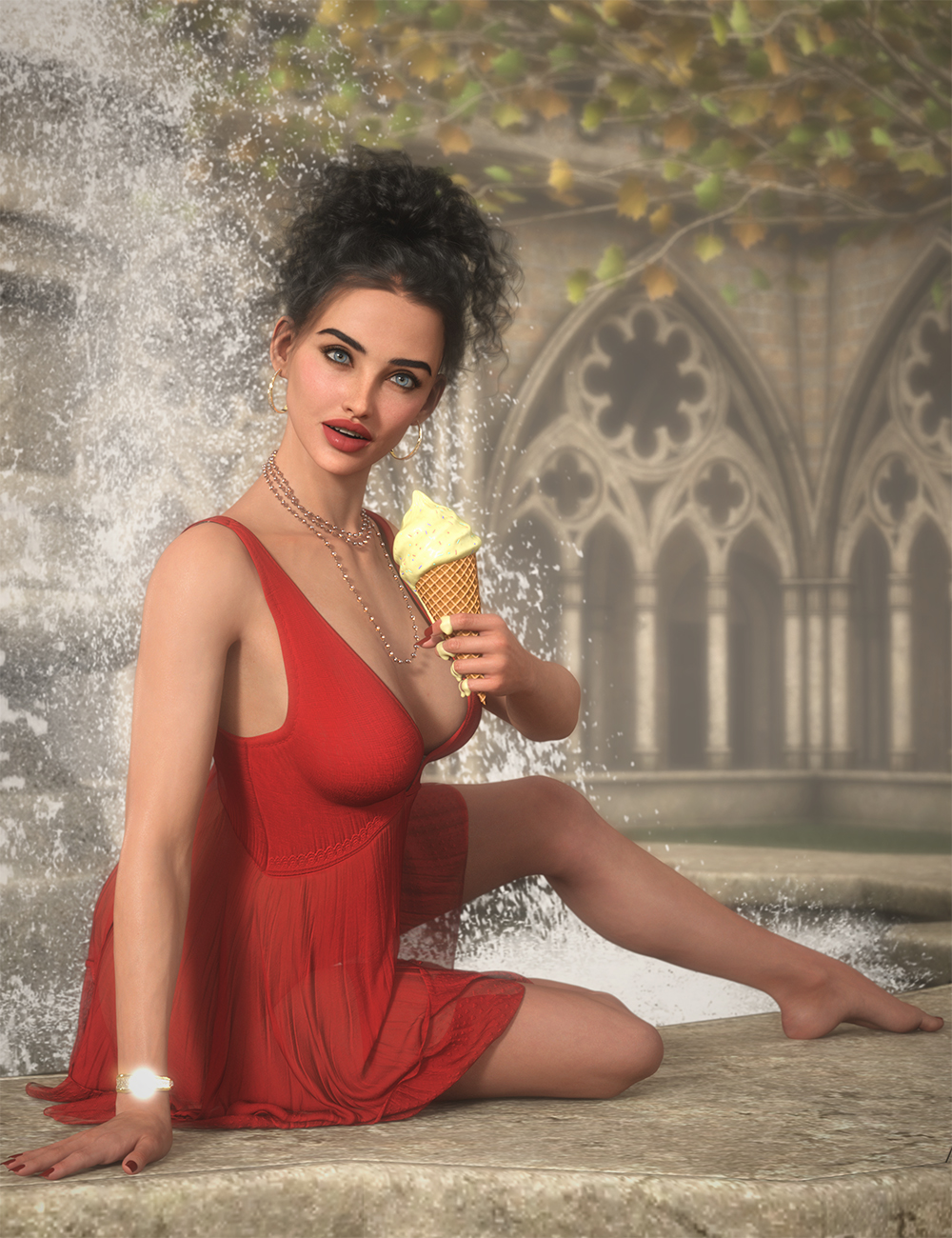 MD Sweet Ice Creams Props and Poses
